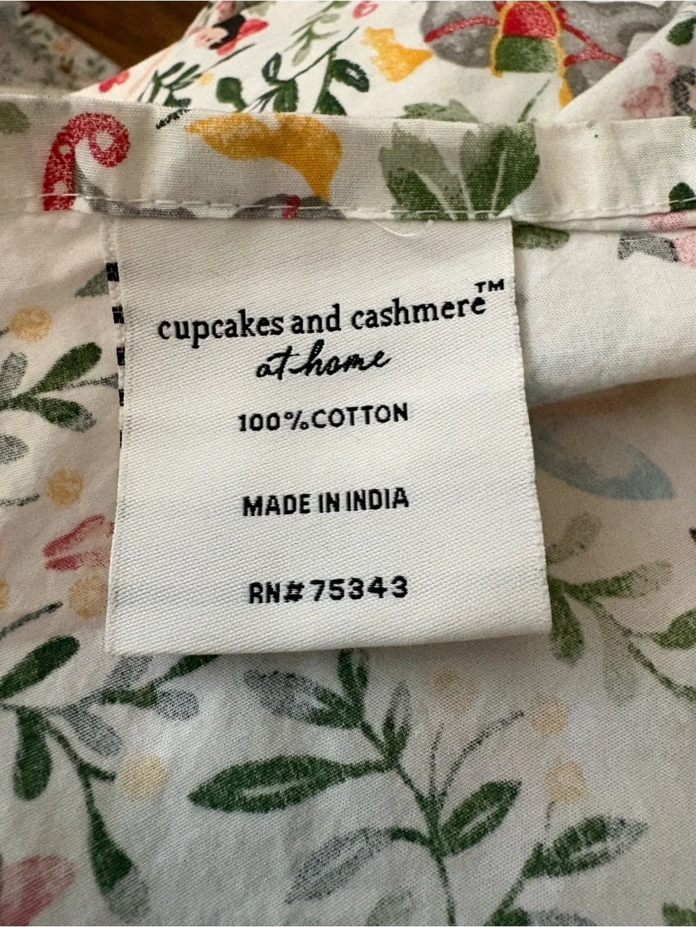 cupcakes & cashmere Nutcracker Cotton Bed Linen in White with Green and Pink Acc